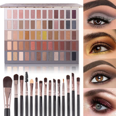 UCANBE 60-color naked palette cover for daily nude looks