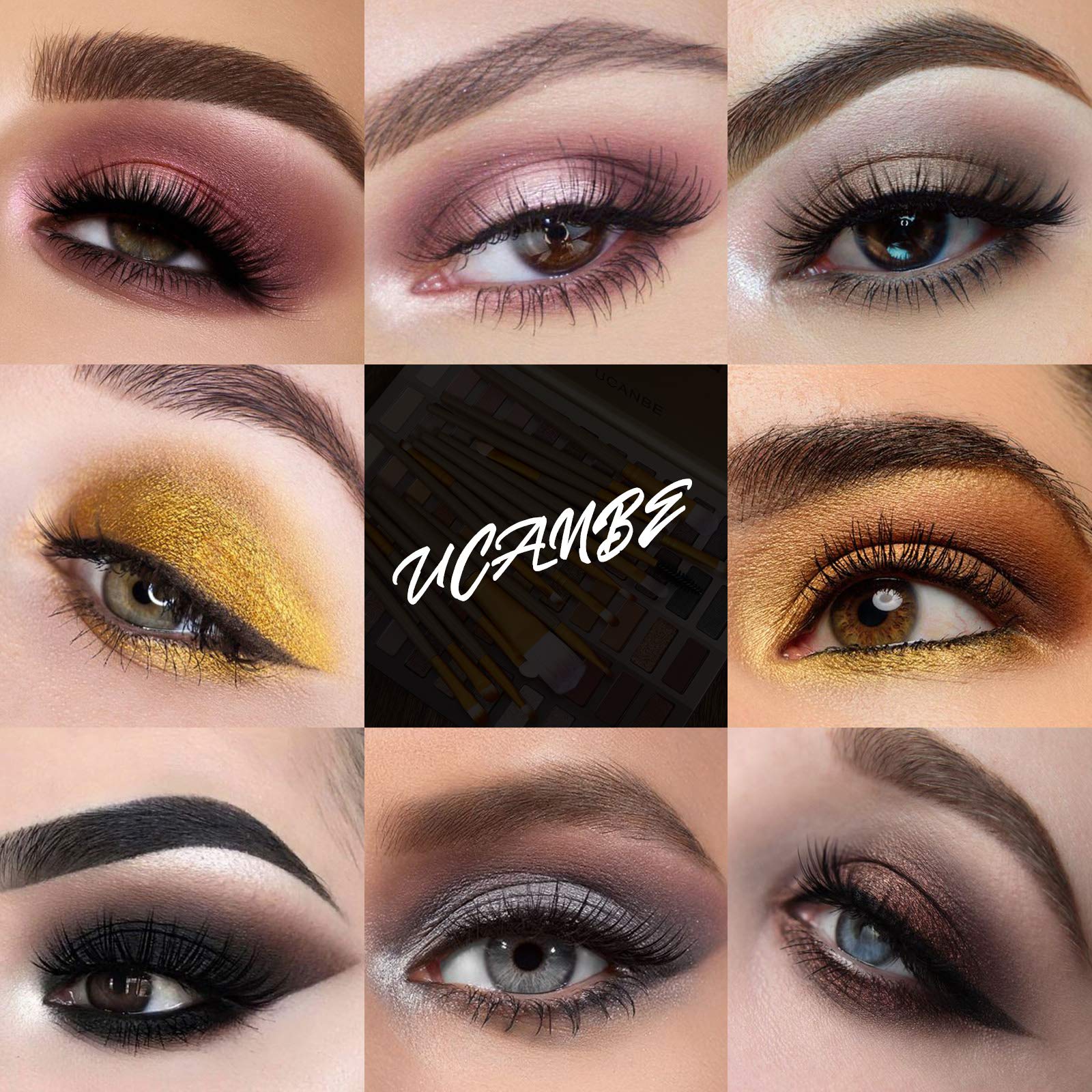 UCANBE warm neutral shades ideal for natural eye makeup in any occasion