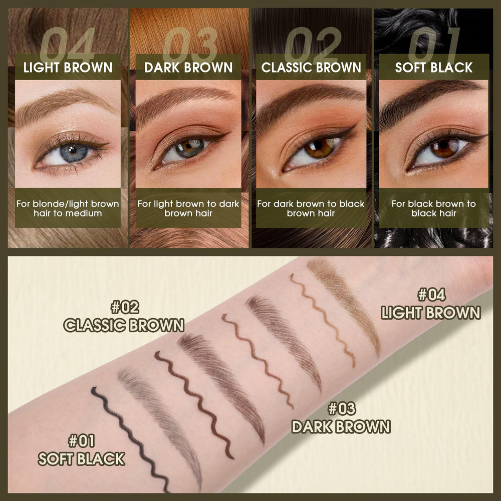 UCANBE waterproof formula helps brows stay put during workouts.