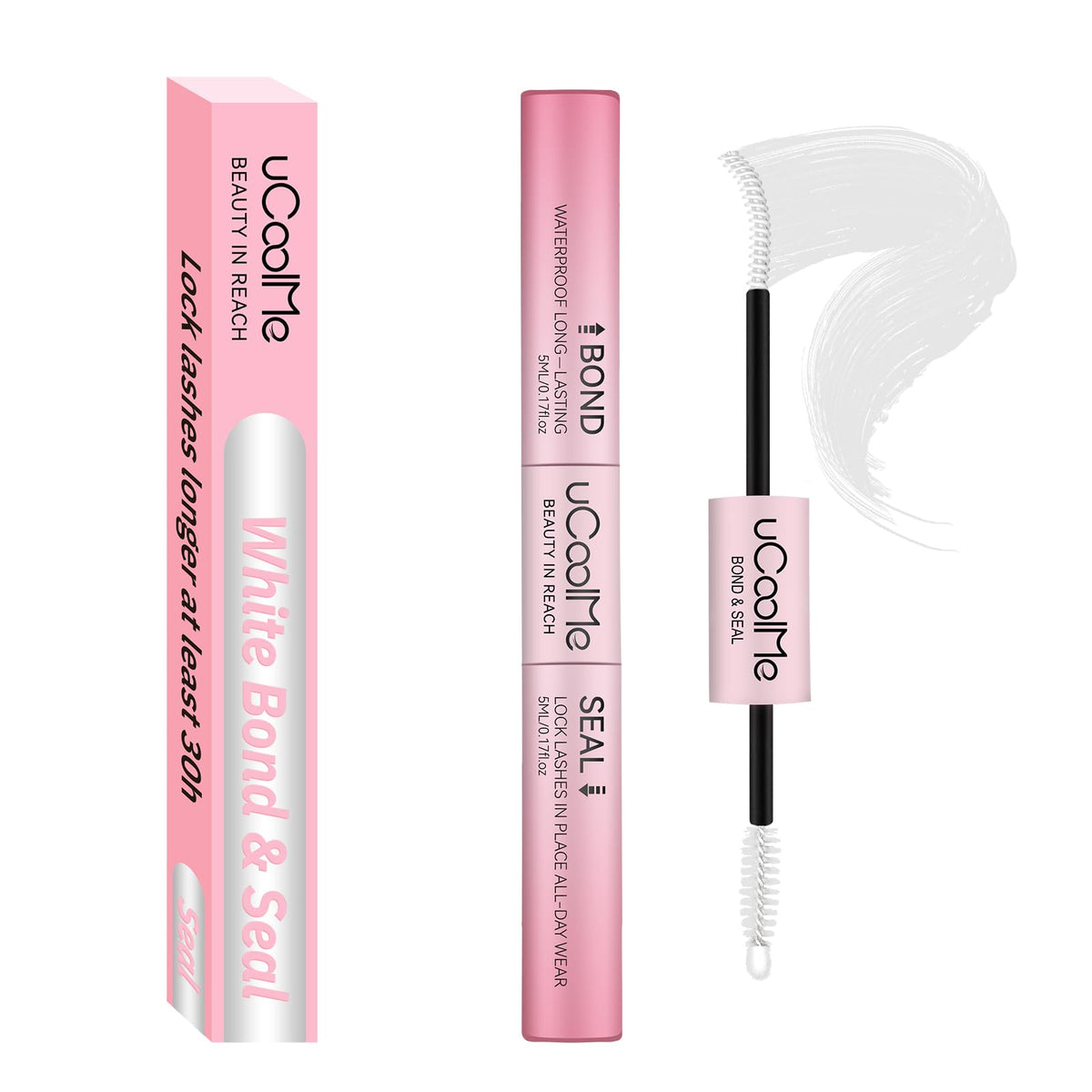 UCOOLME lash bond and seal bottle 10ml held up for long hold and convenience