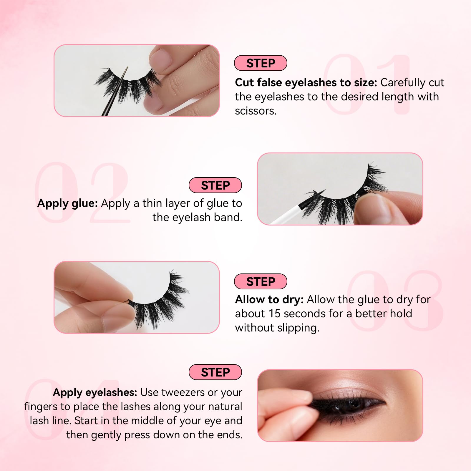 UCOOLME quick-dry black finish blends seamlessly with lashes