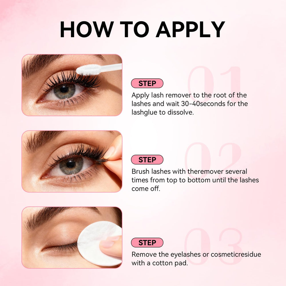 UCOOLME 5ml bottle of lash glue remover for quick daily use