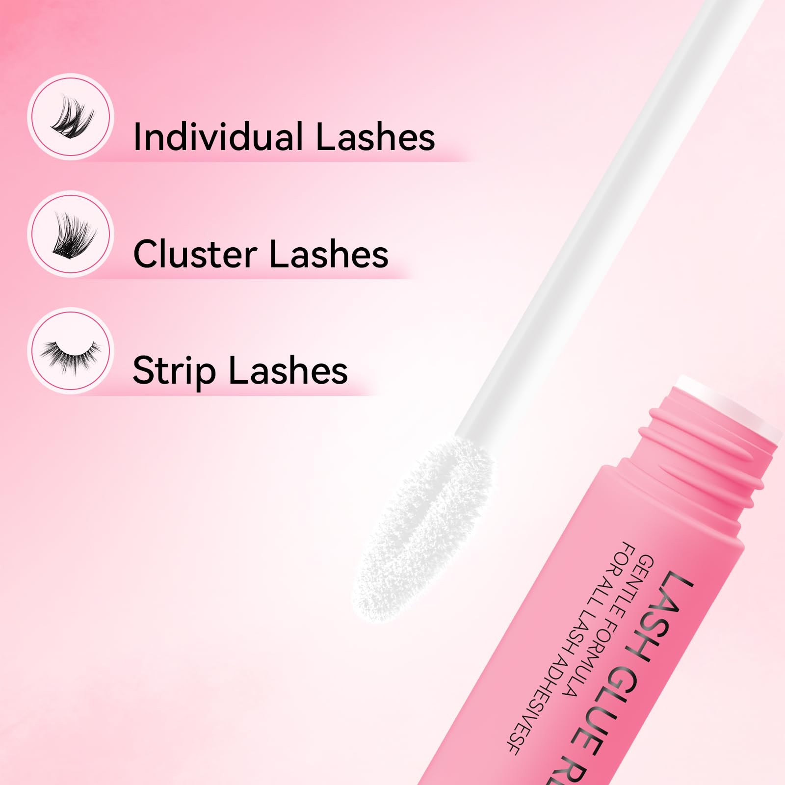UCOOLME gentle formula lash glue remover safe for sensitive eyes