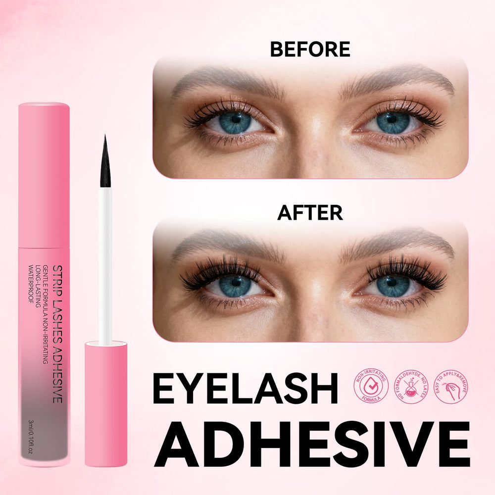 UCOOLME easy application, long-lasting hold for strip lashes