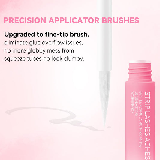 UcoolMe ultra-thin brush enables precise lash-line application.