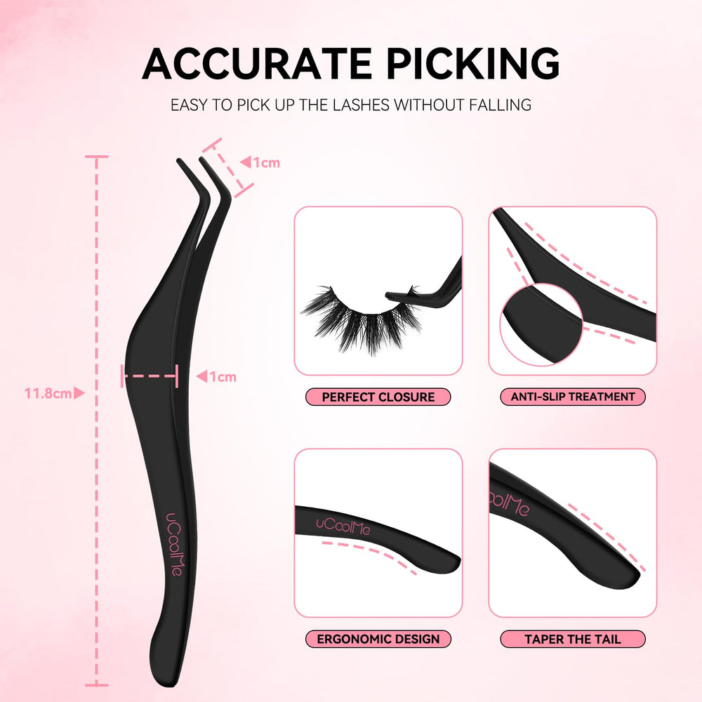 UCOOLME DIY-cut lash clusters for customizable eye shapes