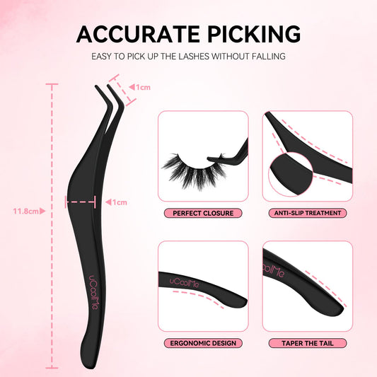 UCOOLME DIY-cut lash clusters for customizable eye shapes