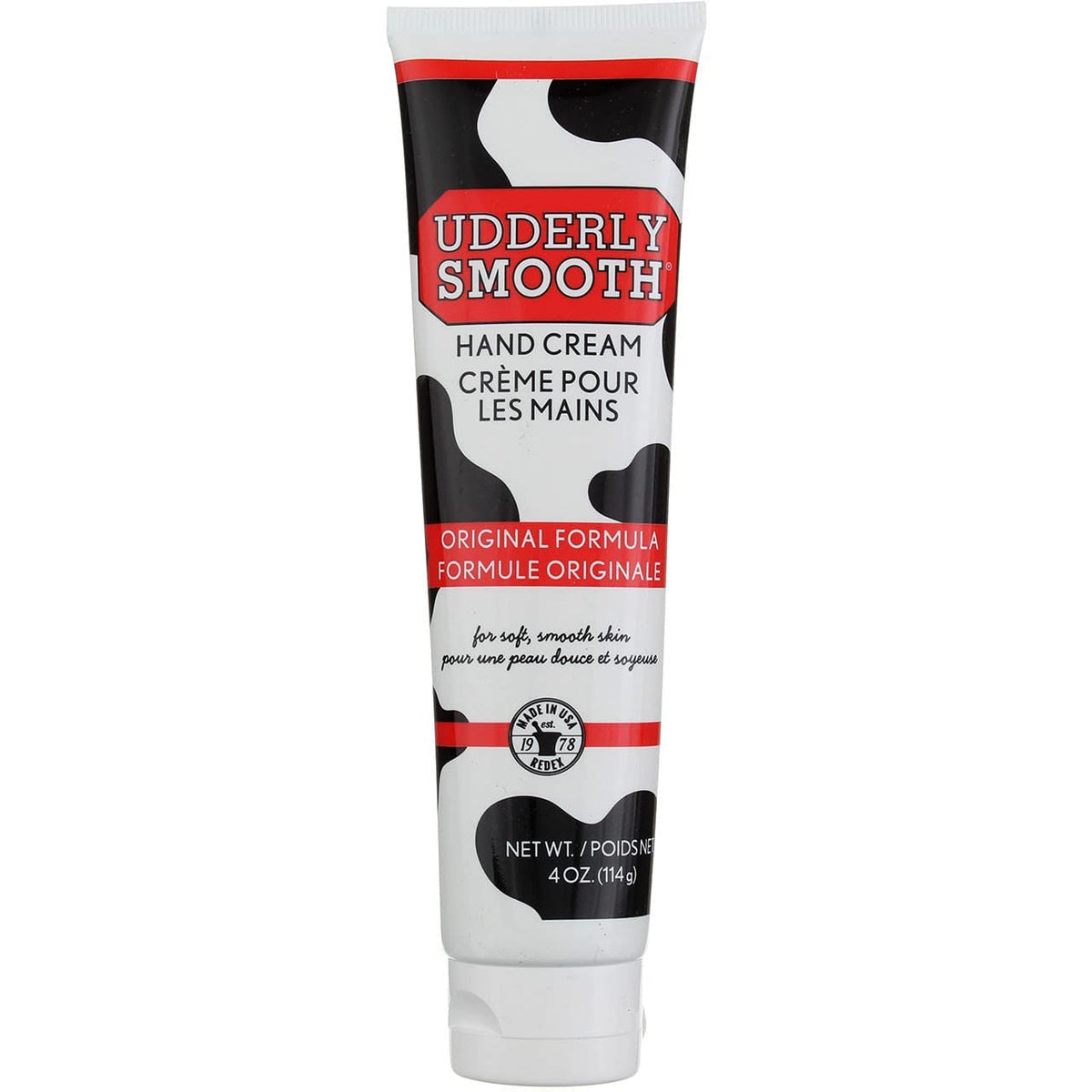 Udderly Smooth Lightly Scented Hand Cream pack of 3 tubes for daily moisture.