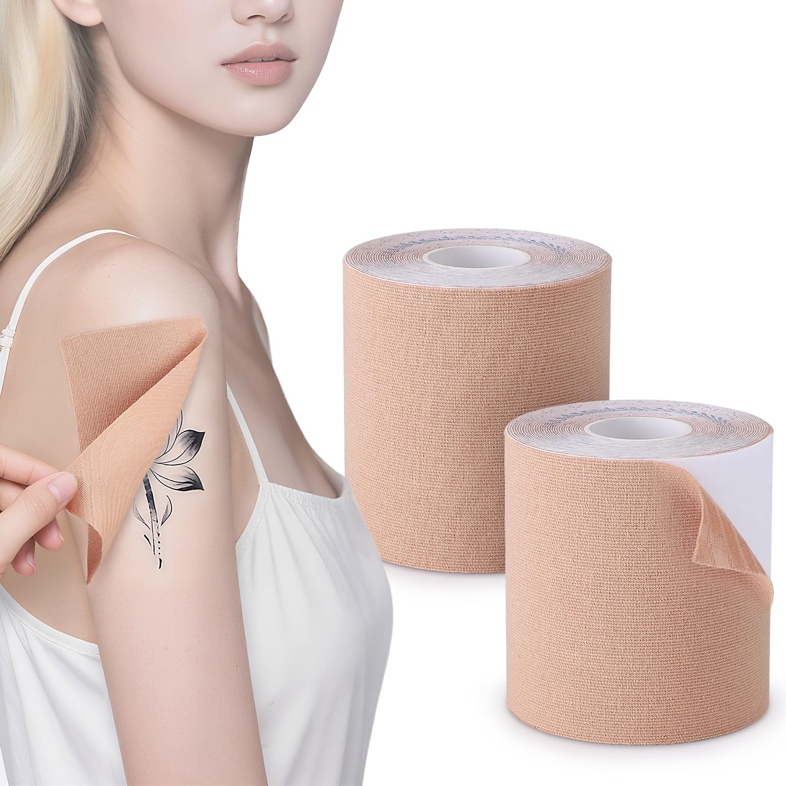 Udefineit two rolls provide up to 16-4ft of coverage for tattoos