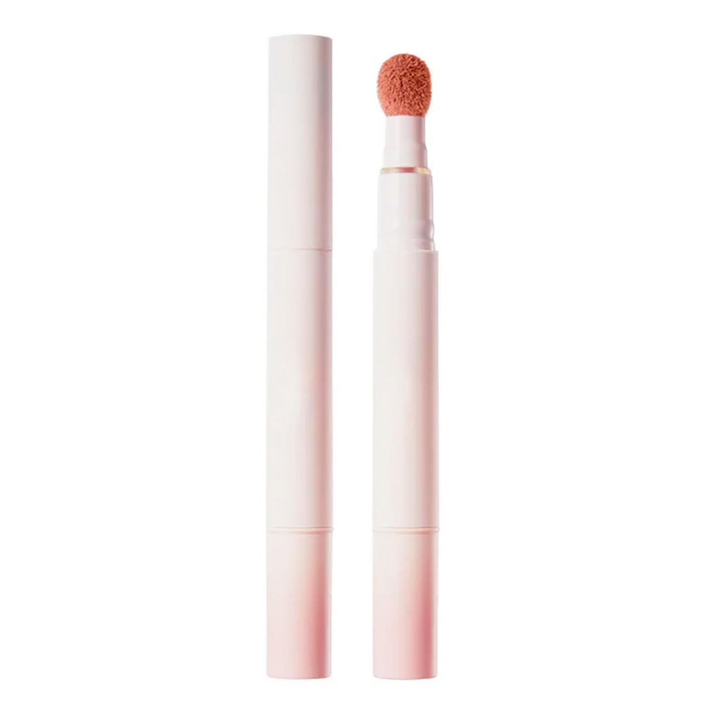 Ueuiu Liquid Lipstick with pomegranate swirl for bold color that lasts.