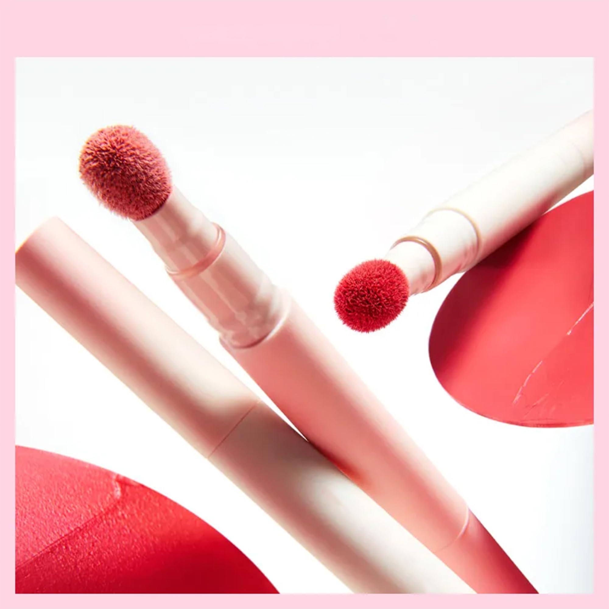 Ueuiu lip product plumping effect adds subtle volume.