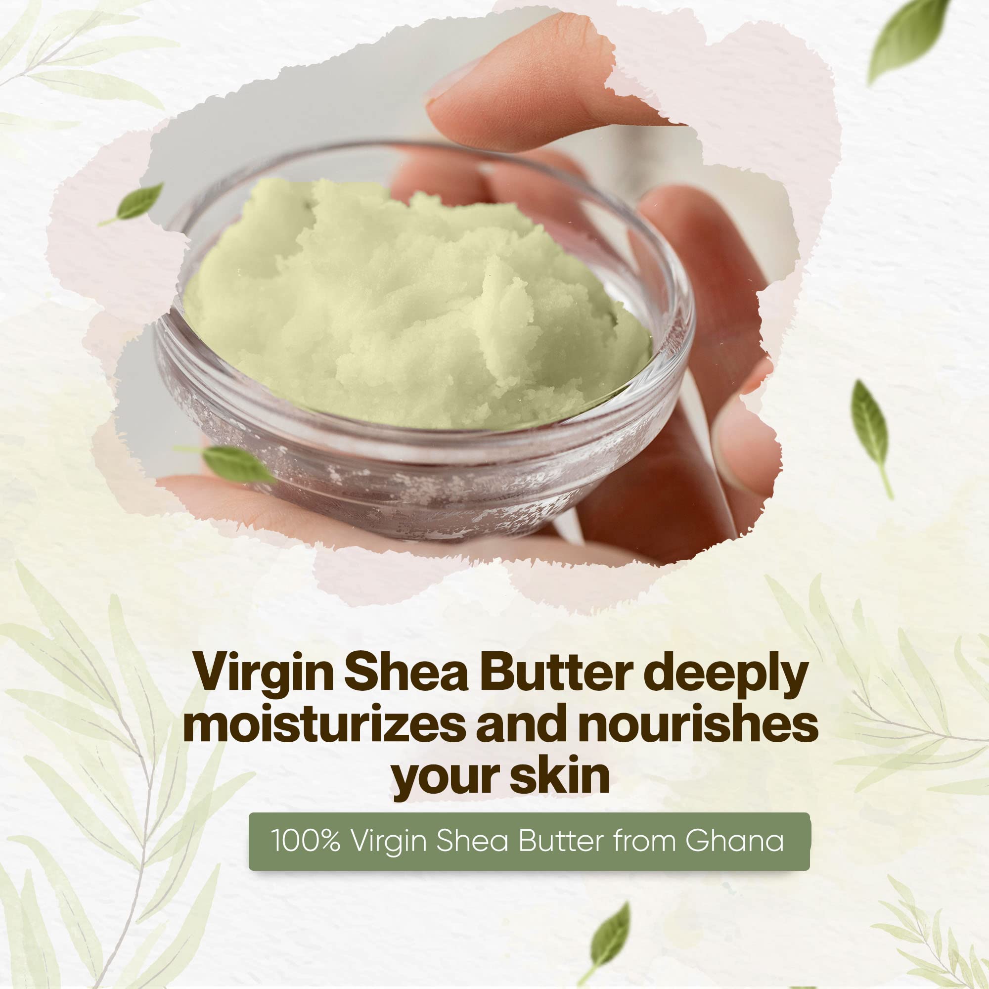 uhroh-muh virgin shea butter close-up texture for DIY blends