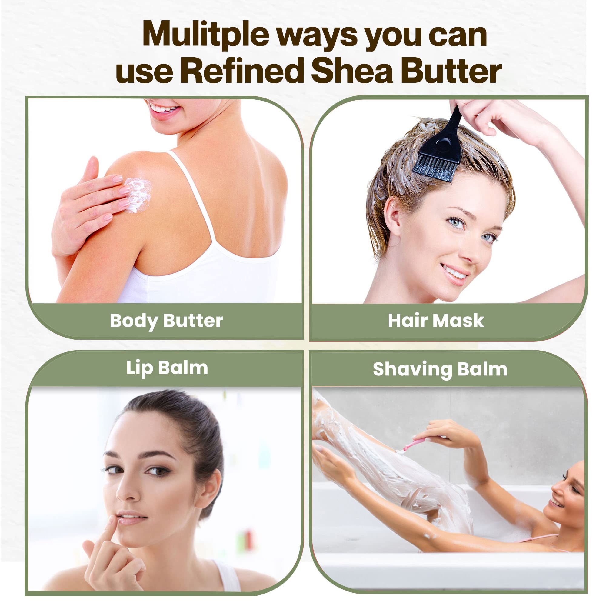 uh*Roh*Muh shea butter melting pool shows easy blending for formulations.