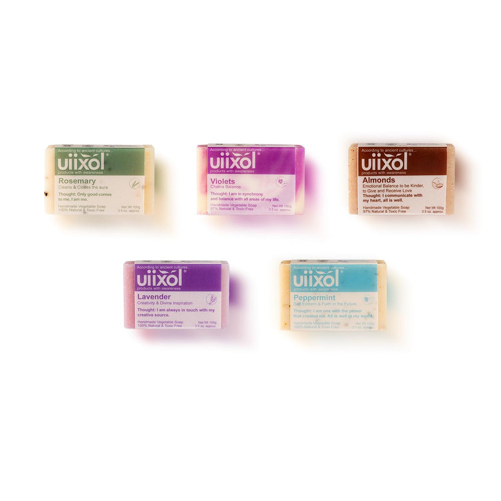 Uiixol almonds soap bar—exfoliation and gentle cleansing for sensitive skin.