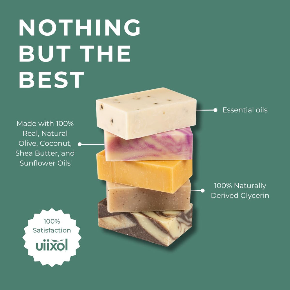 Uiixol lavender soap bar—calming aroma and mild cleansing for daily use.