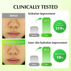 Application on hand demonstrates quick, gentle moisture without shine from UIQ cream.