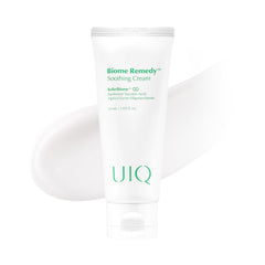 UIQ Biome Remedy soothing cream bottle delivers instant hydration for dry skin.