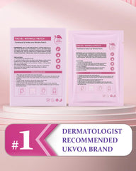UKVOA kit showing forehead and smile patches for night care.