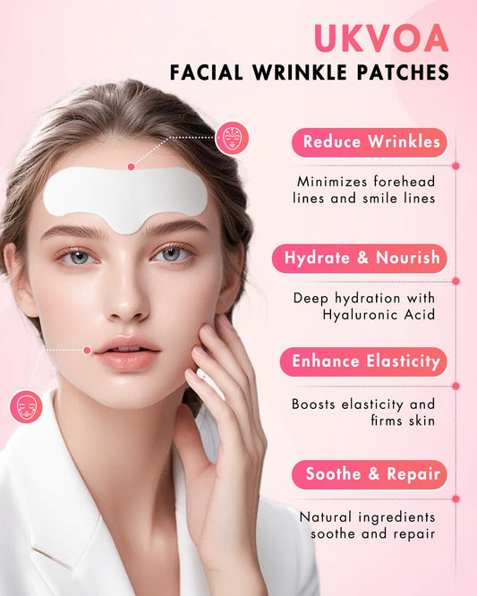 UKVOA smile line patches target nasolabial folds for a refreshed look.
