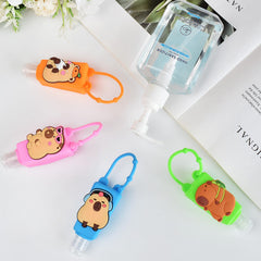 Ulbemoll capybara keychain carrier makes bottles easily accessible on bags.