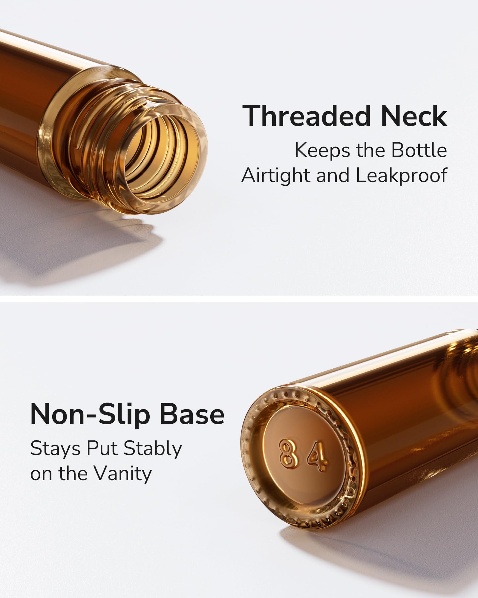 Compact 10ml travel bottle from ULG fits in a purse or bag