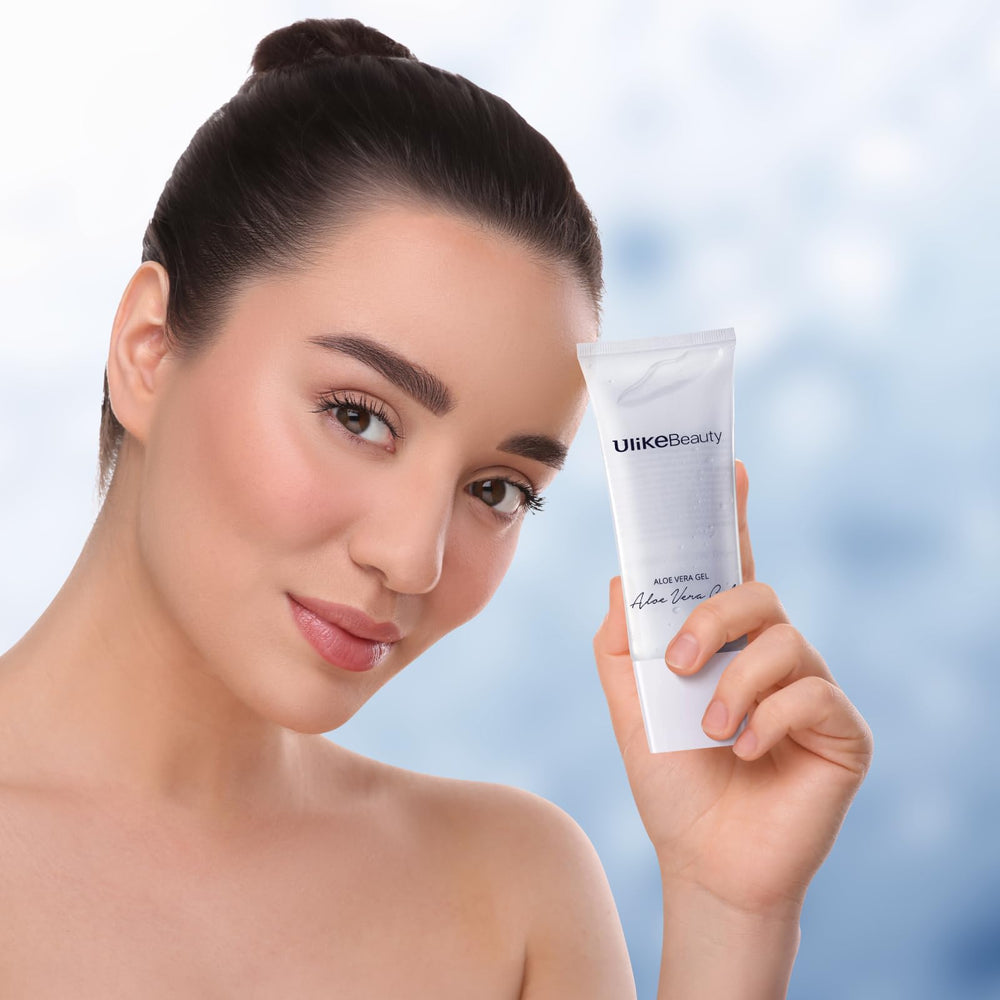 Transparent Vera Gel shows easy rinse and application.