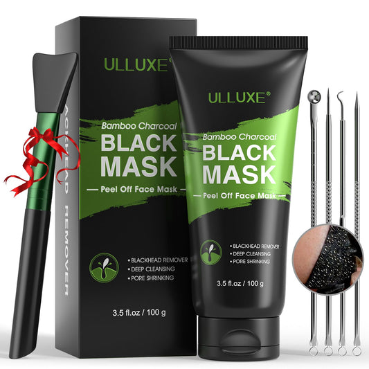 ulluxe Blackhead Remover Mask Kit packshot for deep cleansing and pore care