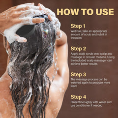 Ulluxe scalp scrub packaging – eco-friendly bottle design