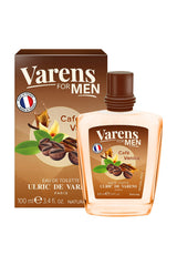 Ulric de Varens Cafe Vanille EDT bottle offers coffee-vanilla warmth for evenings.