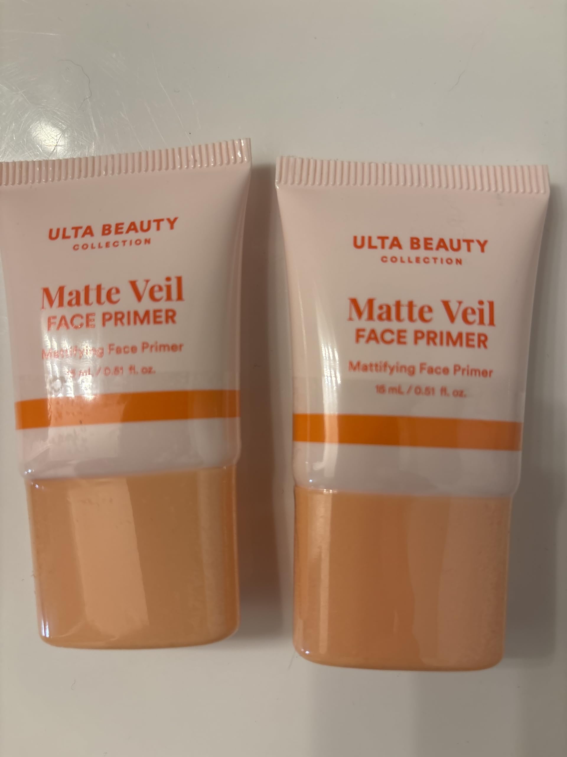 Ulta Beauty Matte Veil Primer travel-size bottle delivers shine control for a smooth base