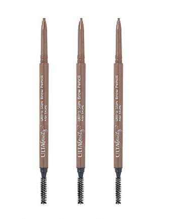Ulta Beauty Ultra Slim Brow Pencil Ash Taupe pack for precise brows