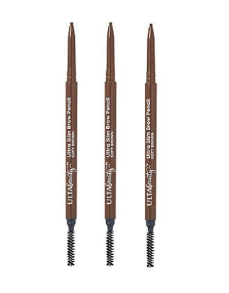 Ulta Beauty Ultra Slim Brow Pencil Soft Brown 3-pack for precise natural brows