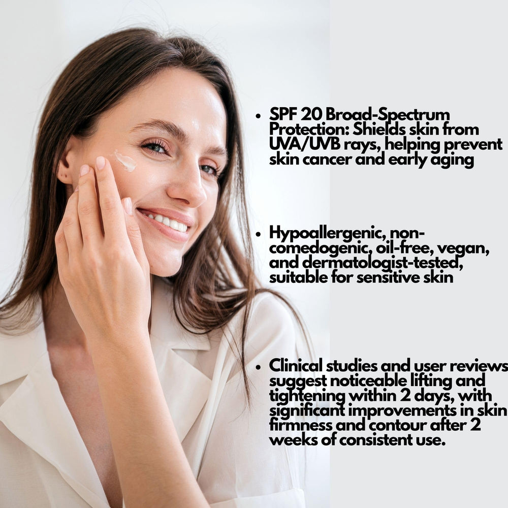 Morning application scene with the Ultimate Day Cream Set for smoother skin