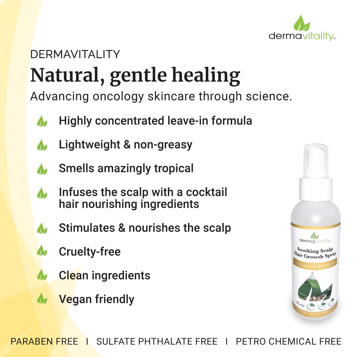UltimateVitality botanicals with aloe and tea tree nourishes scalp for healthy hair care.