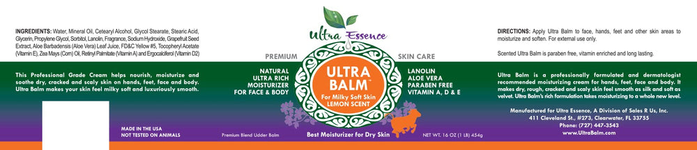 Ultra Balm jar closeup showing rich texture boosts moisture and softness