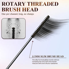 Ultra-Fine Lengthening Mascara worn daily demonstrates 24-hour waterproof performance.
