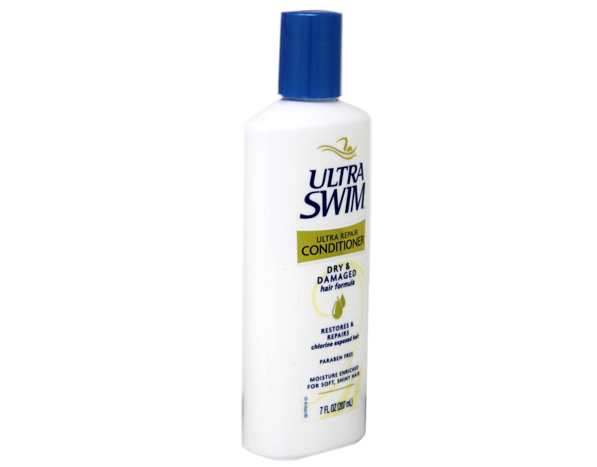 UltraSwim conditioner hair texture demonstrates soft, silky feel