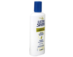 UltraSwim conditioner hair texture demonstrates soft, silky feel