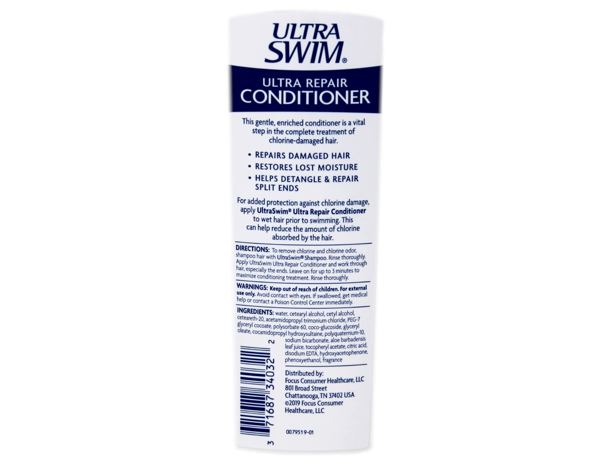 UltraSwim detangles to reduce snagging during styling