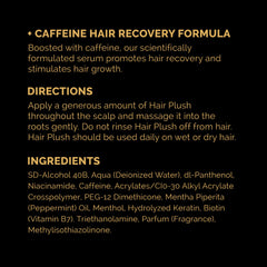 Ultrax Labs Hair Plush on a bathroom counter in premium packaging.