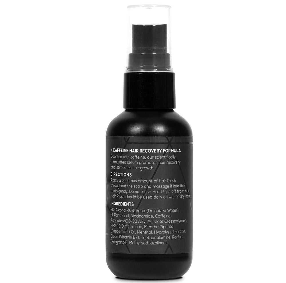 Ultrax Labs Hair Plush packaging highlighting growth-supporting ingredients.