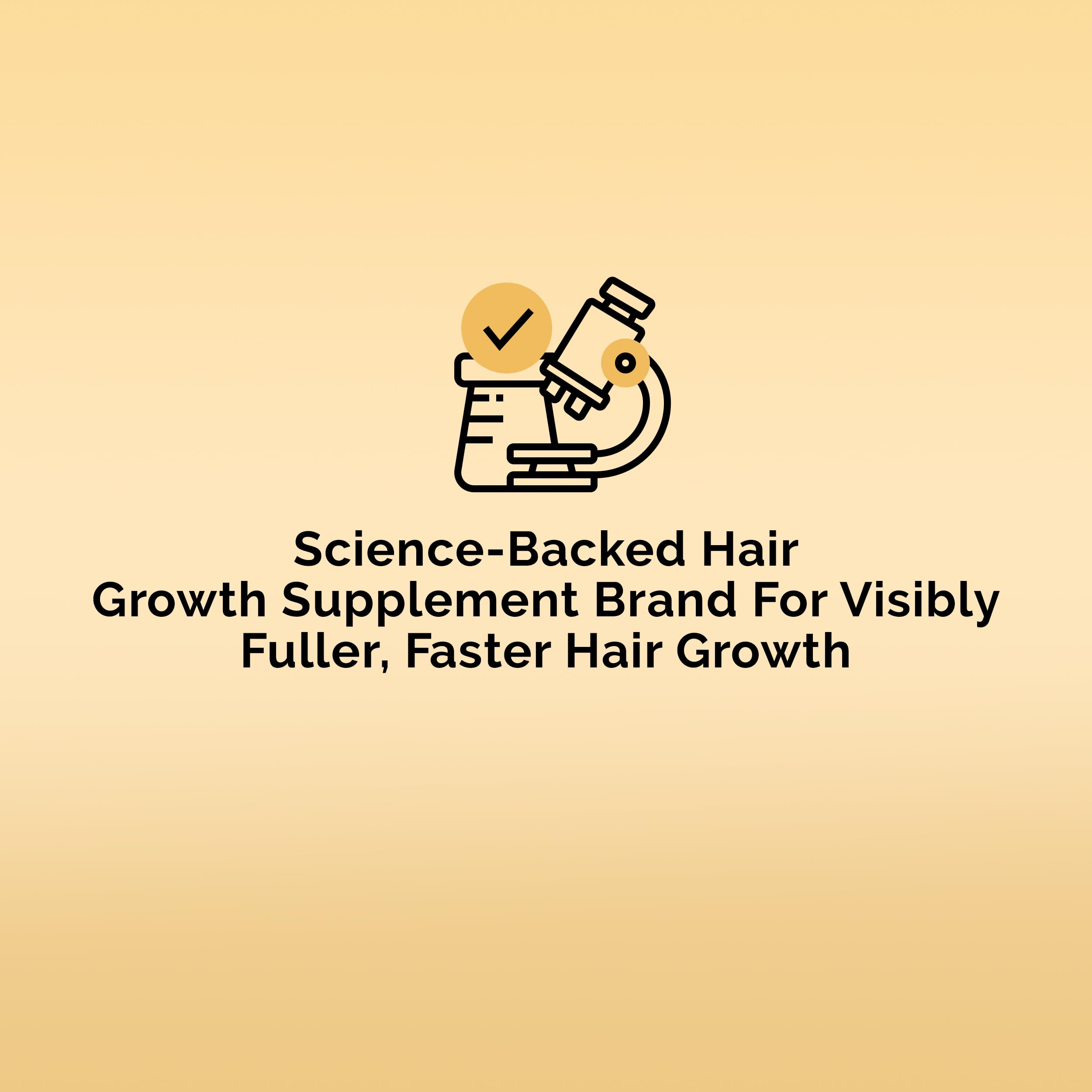 Ultrax Labs Hair Rush packaging close-up emphasizing science-backed formula.