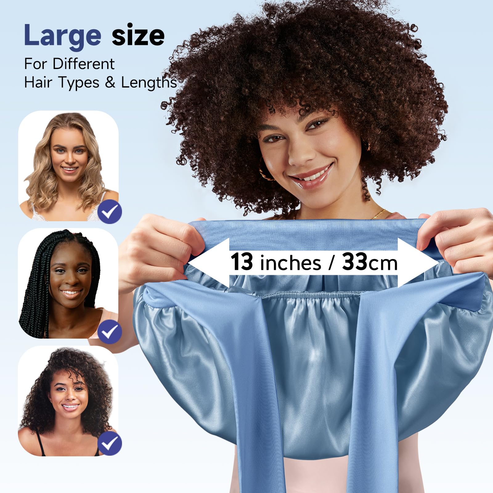 Umisleep elastic tie band close-up showing secure fit without pressure.