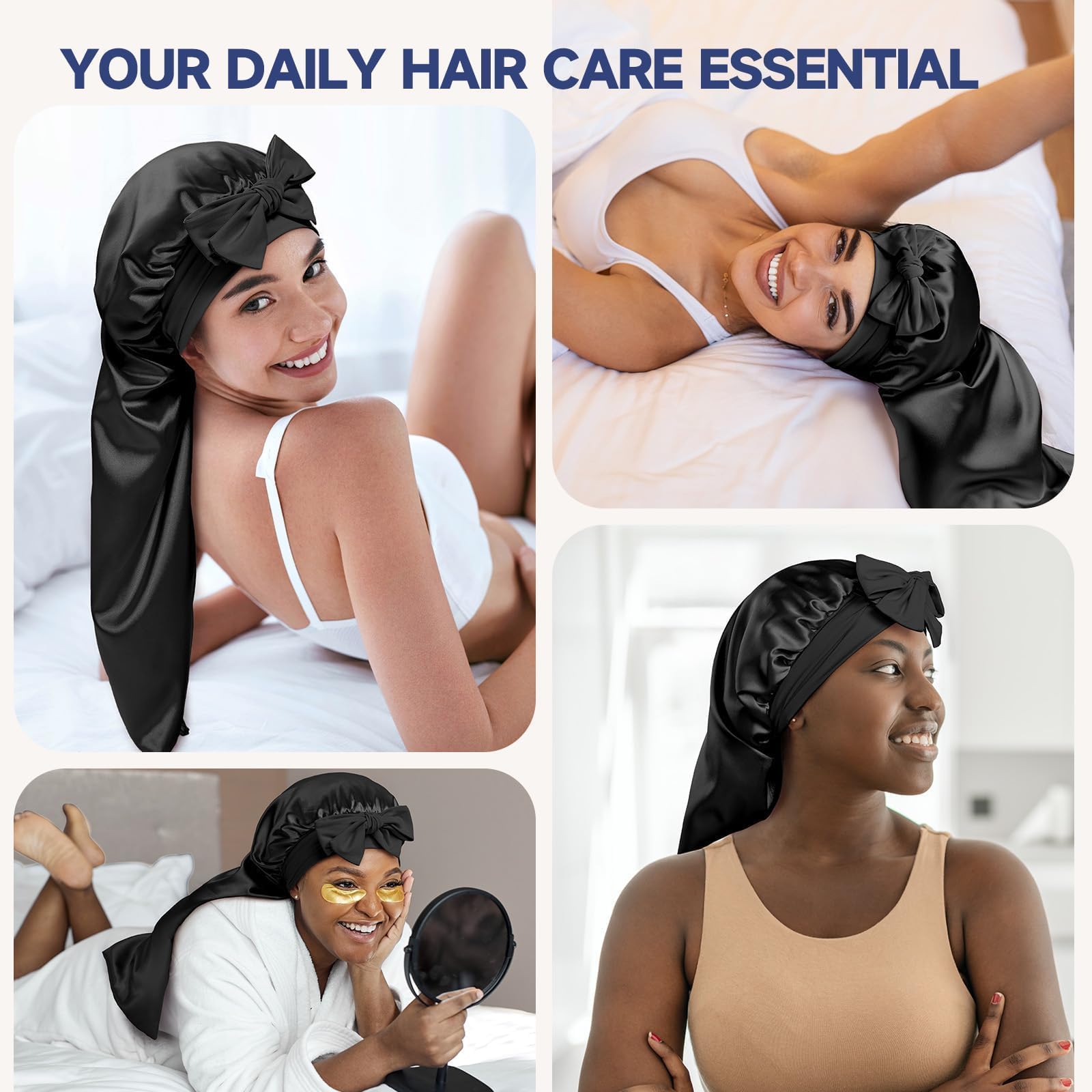 Umisleep Silk Bonnet gift-ready packaging for hair care enthusiasts.
