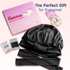 Umisleep Silk Bonnet helps preserve hairstyle overnight