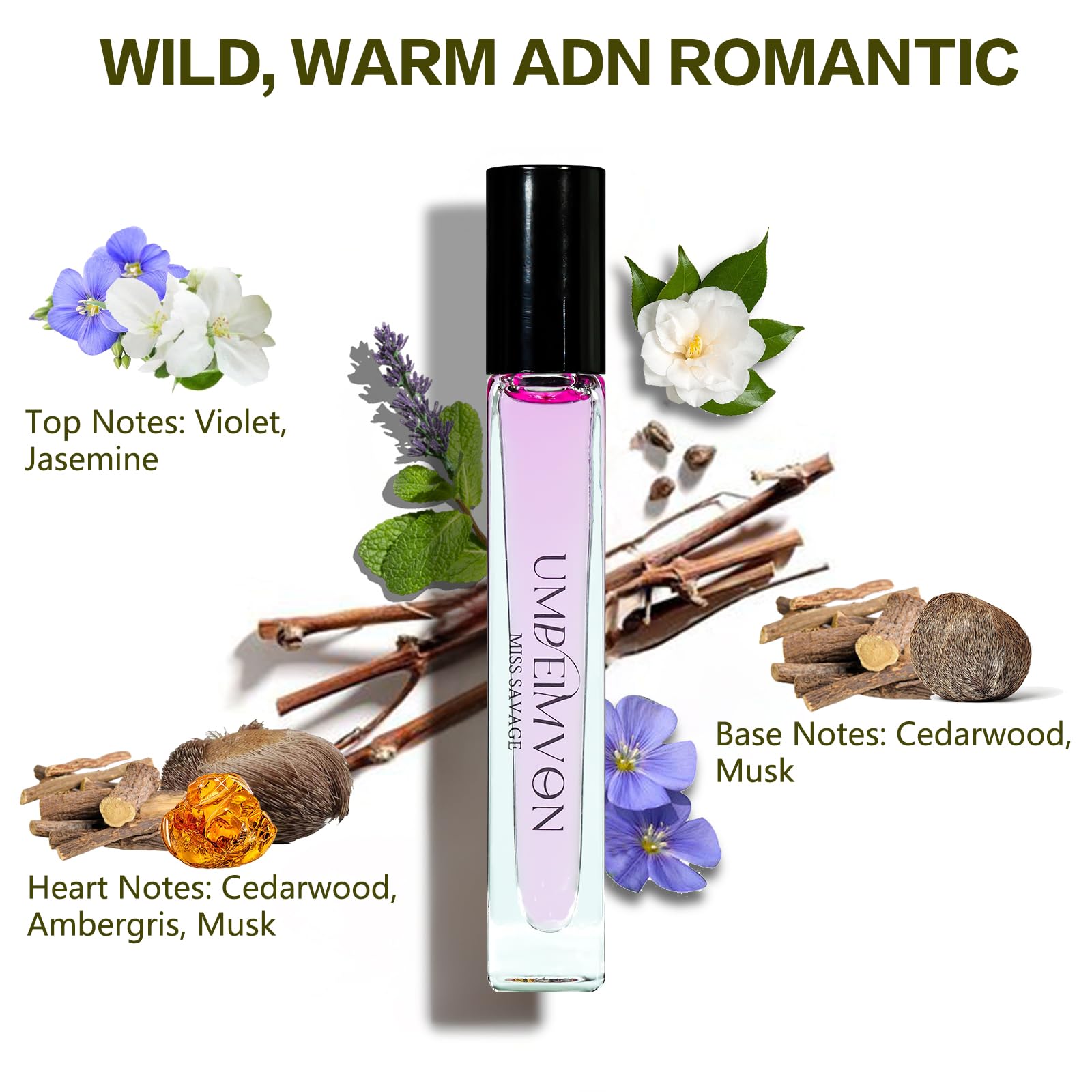 Umpeimvon Garden at Dusk roll-on bottle for daily wear