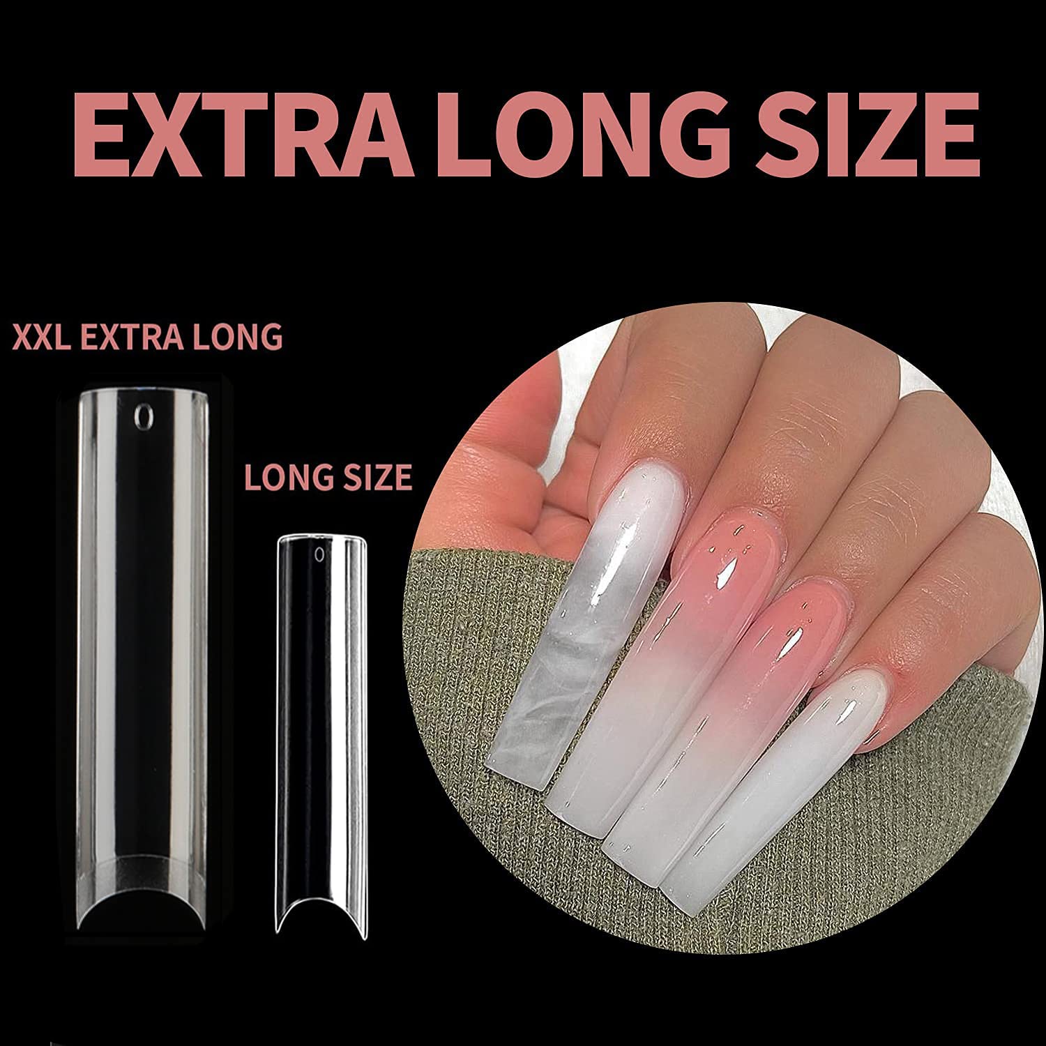 UNA GELLA 12 sizes straight tips top-number aid precise fit