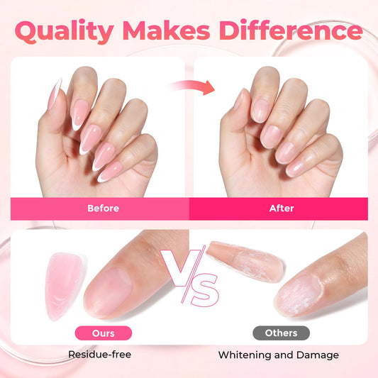UNA GELLA nail glue remover adjustable nozzle enables precise application without dripping