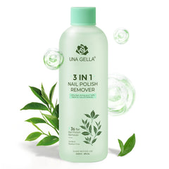 UNA GELLA Nail Polish Remover cap enables quick, easy removal