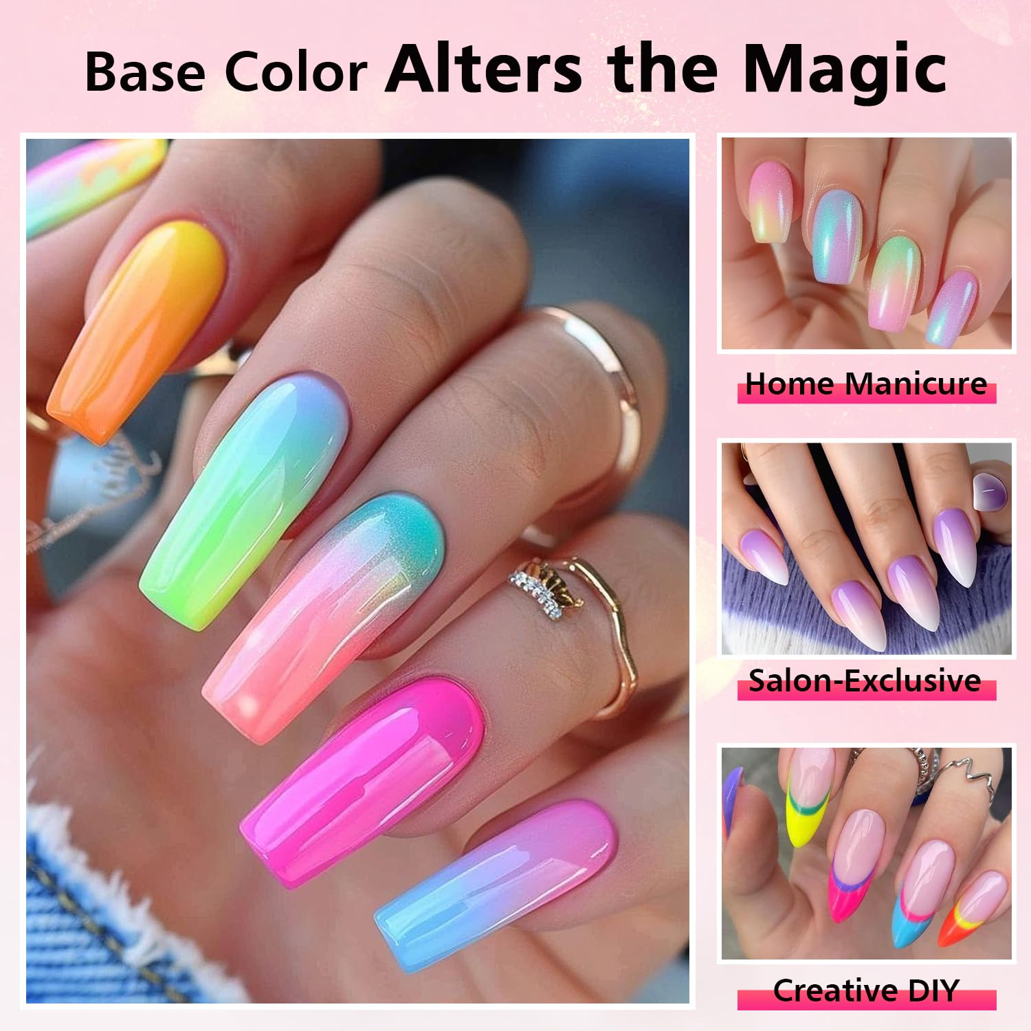 Unbednigt neon shades palette ideal for bold manicure statements